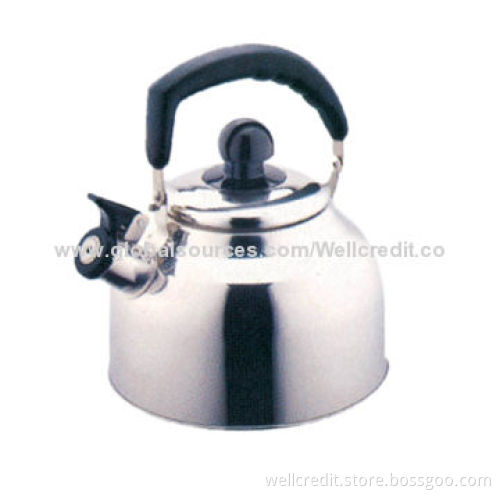 Hot selling popular stainless steel whistling kettle with different colors